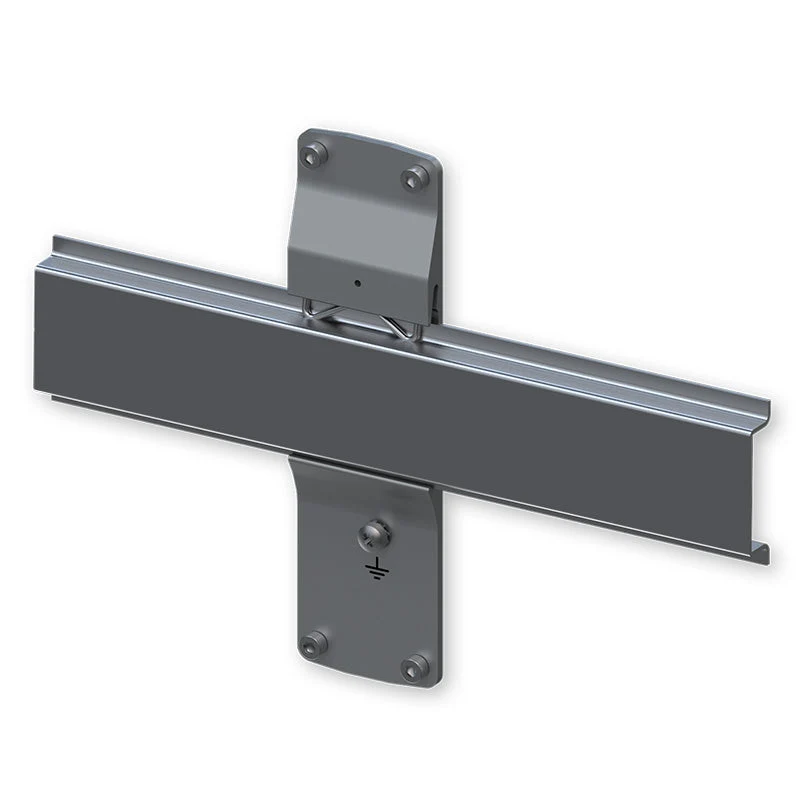 TSW1 Rückwand mit DIN Rail Hutschienen Halterung