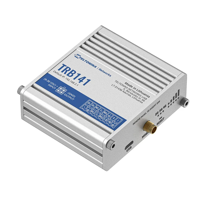TRB141 Industrial 4G/LTE I/O Gateway