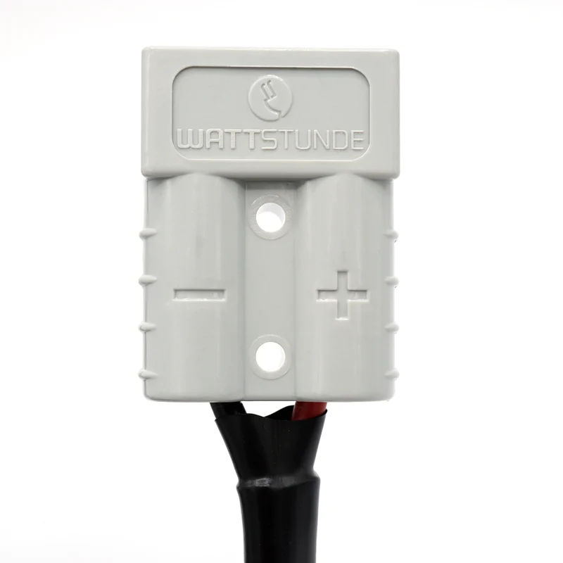 WATTSTUNDE® Adapterkabel 4 mm² A50/XT60 weiblich 3Pin 20 cm schwarz