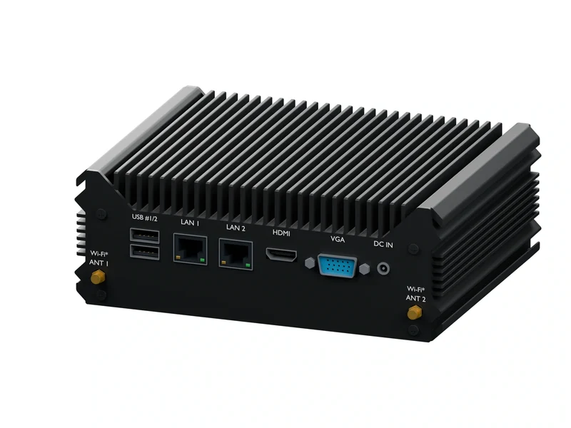 IMDRT121-2L2C Fanless Mini PC - Core i5-4200U, 8GB, 1TB mSATA, Windows 11 Pro