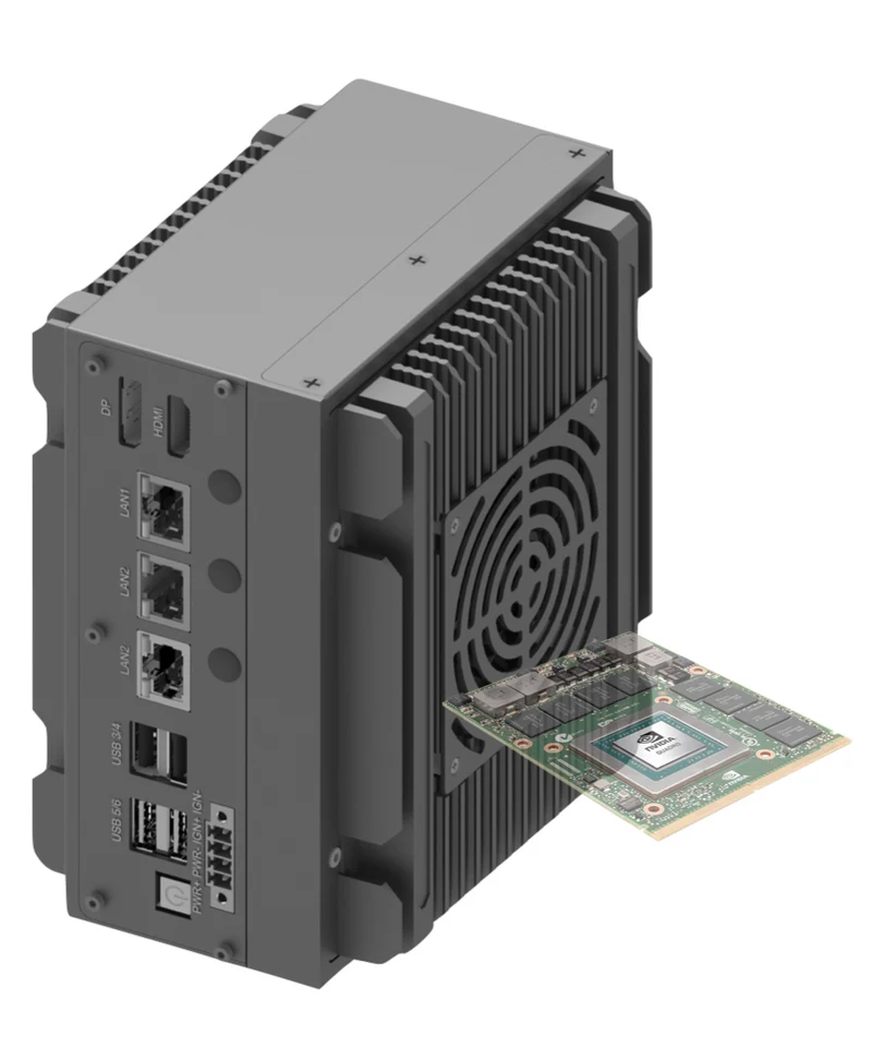 RugCon-RVS-D2F– Ultra Mini Rugged EDGE Computer mit Intel® 13th/12th Core™ CPU