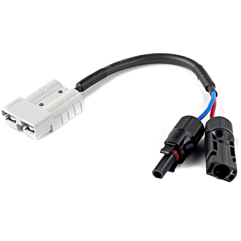 WATTSTUNDE® Adapterkabel (2 x) 4 mm² Typ-MC4/A50 20 cm schwarz
