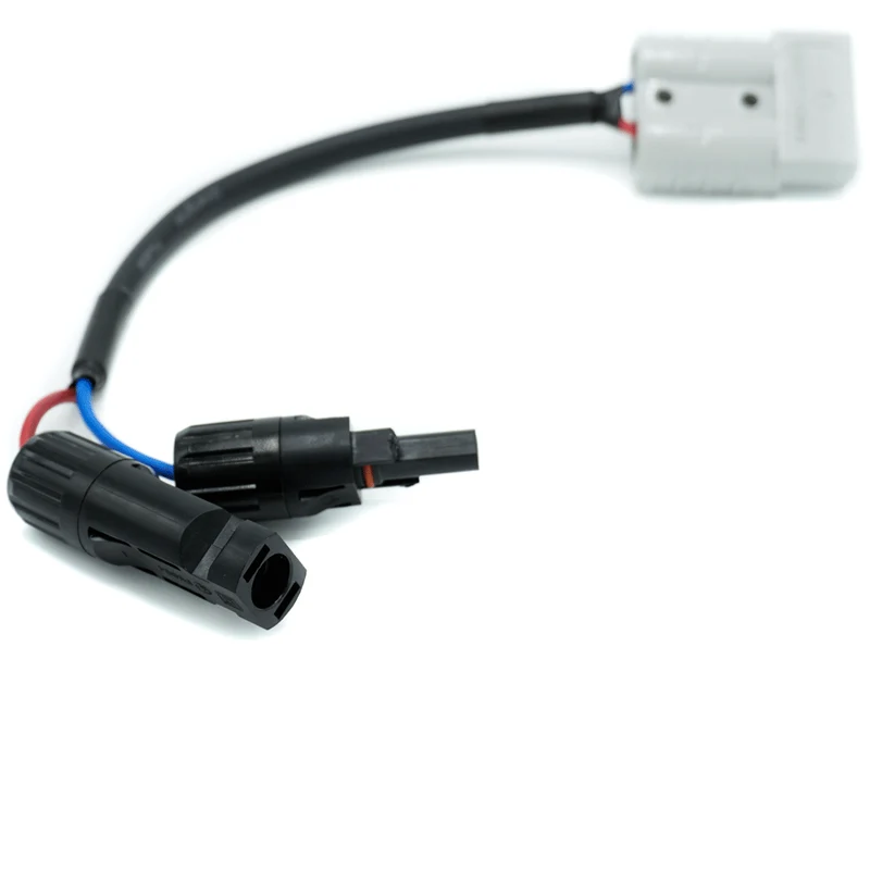 WATTSTUNDE® Adapterkabel (2 x) 4 mm² Typ-MC4/A50 20 cm schwarz