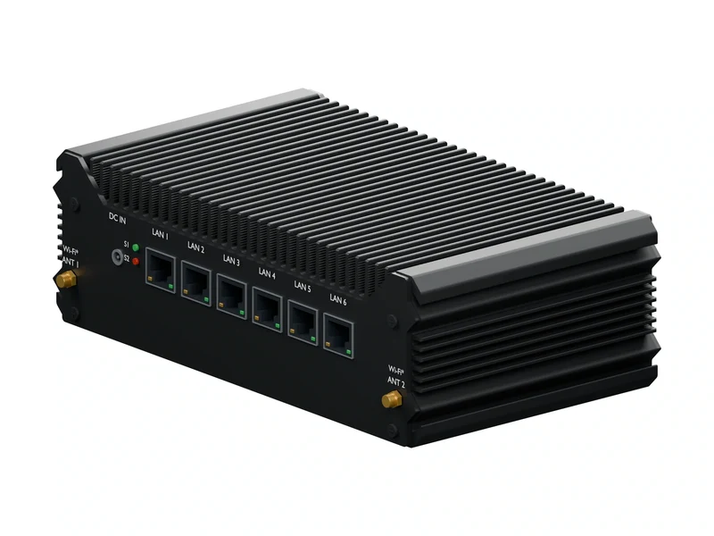 IMDRT122-6L-SKL Fanless Mini PC - Pentium 4405U, 8GB, 256GB mSATA, Windows 11 Pro