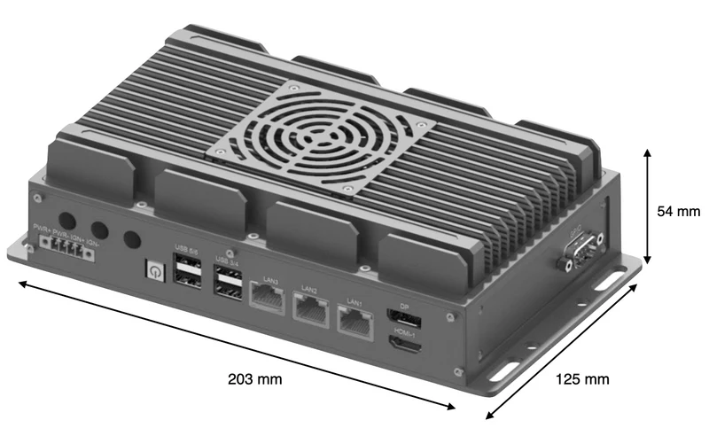 RugCon-RVP-P4F– Ultra Slim Rugged EDGE Computer mit Intel® 13th/12th Core™ CPU