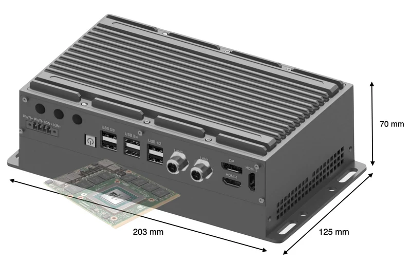 RugCon-RVP-X1M– Mini Rugged EDGE Computer mit Intel® 13th/12th Core™ CPU