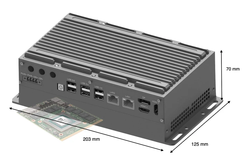 RugCon-RVP-T1M– Mini Rugged EDGE Computer mit Intel® 13th/12th Core™ CPU