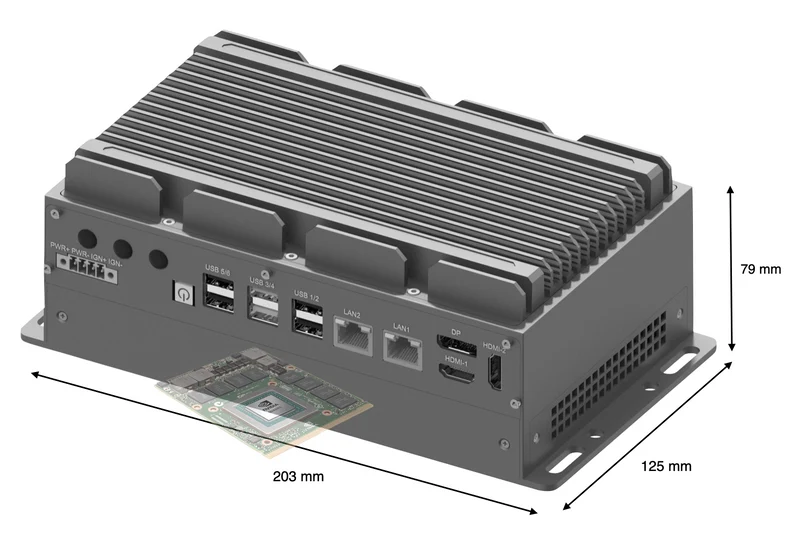 RugCon-RVP-P1M– Mini Rugged EDGE Computer mit Intel® 13th/12th Core™ CPU