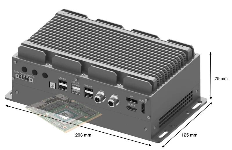 RugCon-RVP-PX1M– Mini Rugged EDGE Computer mit Intel® 13th/12th Core™ CPU