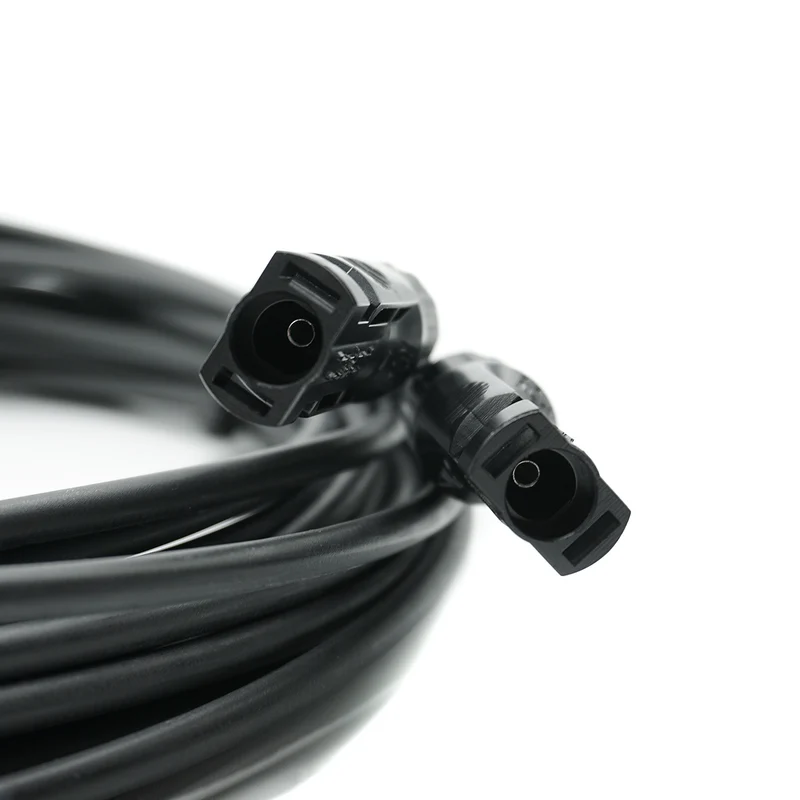 WATTSTUNDE® Solarverlängerungskabel 2x4 mm² Typ-MC4/Typ-MC4 10 m schwarz