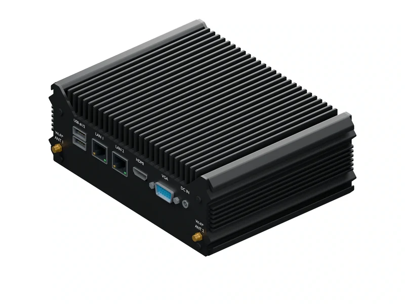 IMDRT121-2L4C Fanless Mini PC - Celeron J1900, 16GB, 256GB mSATA, Debian 12