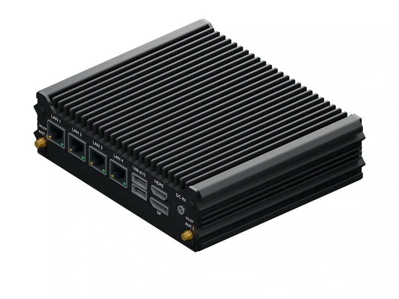 IMDRT120-4L Fanless Mini PC - Celeron J4125, 32GB, 1TB mSATA, Windows 10 IoT LTSC