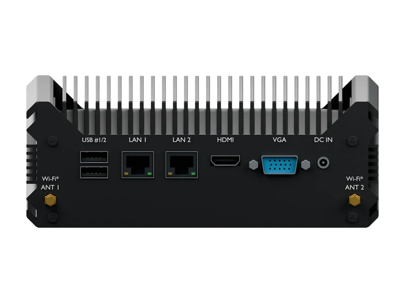 IMDRT121-2L4C Fanless Mini PC - Celeron J1900, 16GB, 128GB mSATA, Debian 12