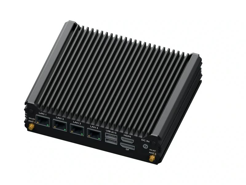 IMDRT120-4L Fanless Mini PC - Celeron J4125, 32GB, 1TB mSATA, Ubuntu Server
