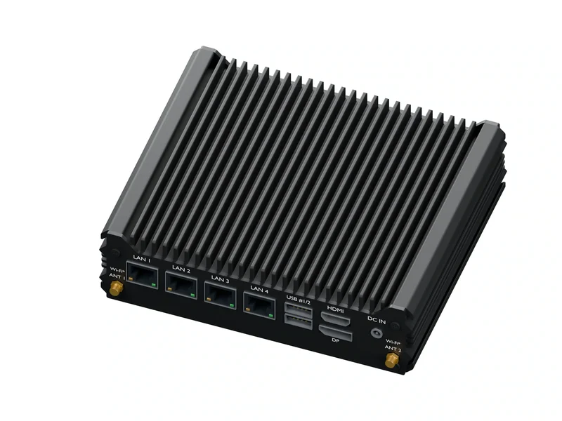 IMDRT120-4L Fanless Mini PC - Celeron J4125, 32GB, 1TB mSATA, Ubuntu Desktop