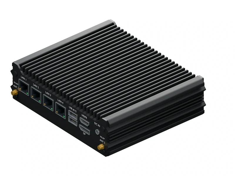 IMDRT120-4L Fanless Mini PC - Celeron J4125, 32GB, 512GB mSATA, Windows 11 Pro