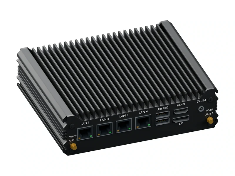 IMDRT120-4L Fanless Mini PC - Celeron J4125, 32GB, 256GB mSATA, Windows 11 IoT LTSC