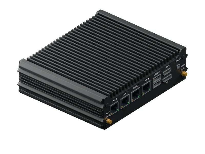 IMDRT120-4L Fanless Mini PC - Celeron J4125, 16GB, 512GB mSATA, Windows 11 Pro