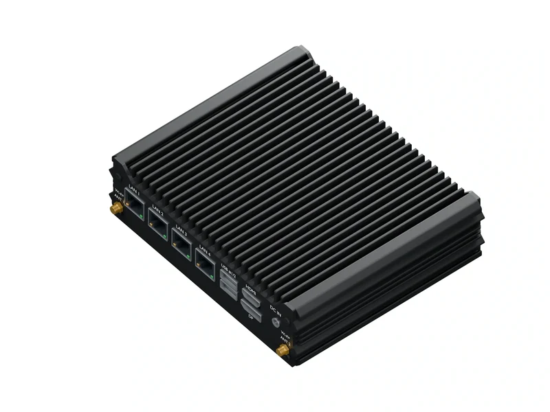 IMDRT120-4L Fanless Mini PC - Celeron J4125, 16GB, 1TB mSATA, Ubuntu Desktop