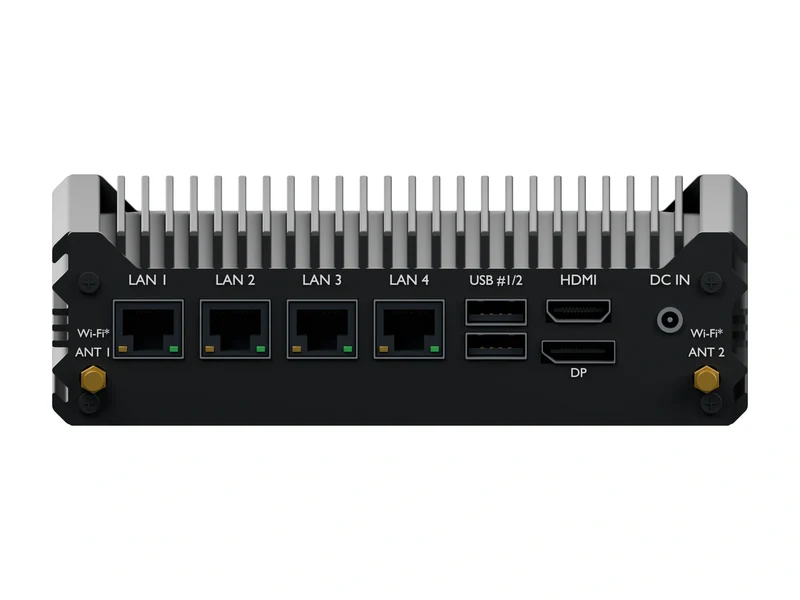 IMDRT120-4L Fanless Mini PC - Celeron J4125, 16GB, 1TB mSATA, Ubuntu Server
