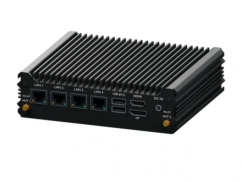 IMDRT120-4L Fanless Mini PC - Celeron J4125, 16GB, 256GB mSATA, Windows 11 Pro