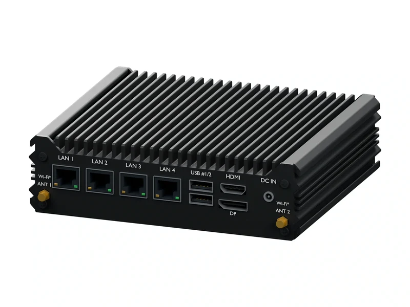 IMDRT120-4L Fanless Mini PC - Celeron J4125, 32GB, 512GB mSATA, No OS