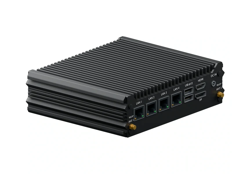 IMDRT120-4L Fanless Mini PC - Celeron J4125, 32GB, 256GB mSATA, No OS
