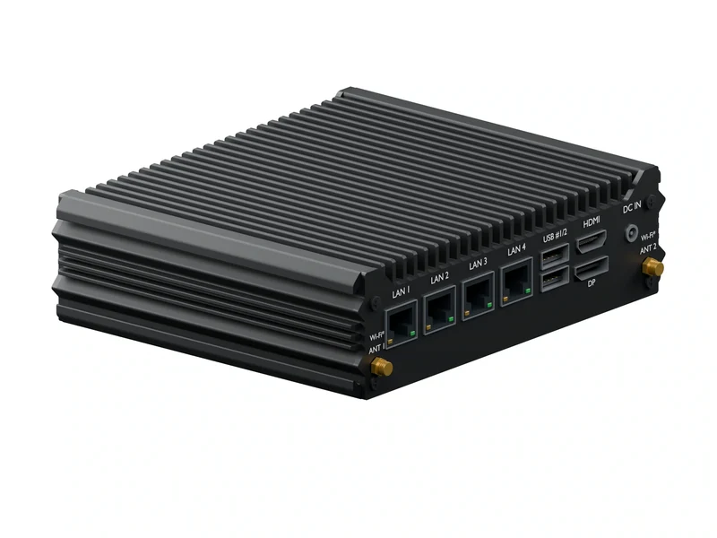 IMDRT120-4L Fanless Mini PC - Celeron J4125, 32GB, 128GB mSATA, Ubuntu Desktop