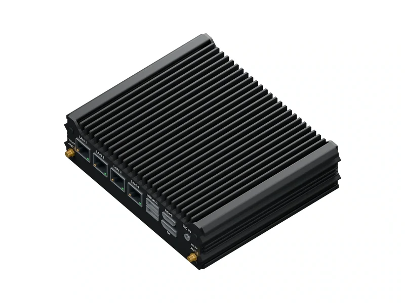 IMDRT120-4L Fanless Mini PC - Celeron J4125, 16GB, 128GB mSATA, Windows 11 Pro