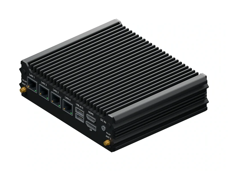 IMDRT120-4L Fanless Mini PC - Celeron J4125, 32GB, 128GB mSATA, Ubuntu Server