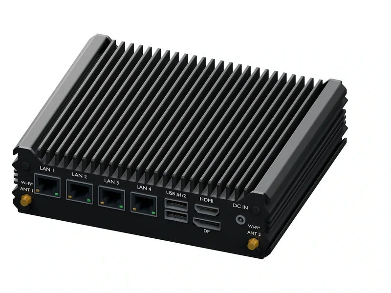 IMDRT120-4L Fanless Mini PC - Celeron J4125, 16GB, 256GB mSATA, Debian 12