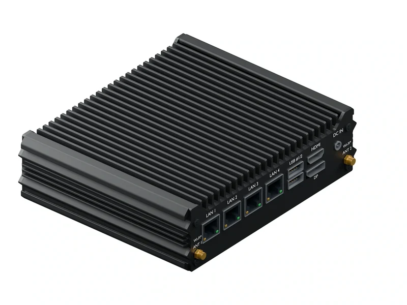 IMDRT120-4L Fanless Mini PC - Celeron J4125, 16GB, 512GB mSATA, Ubuntu Server