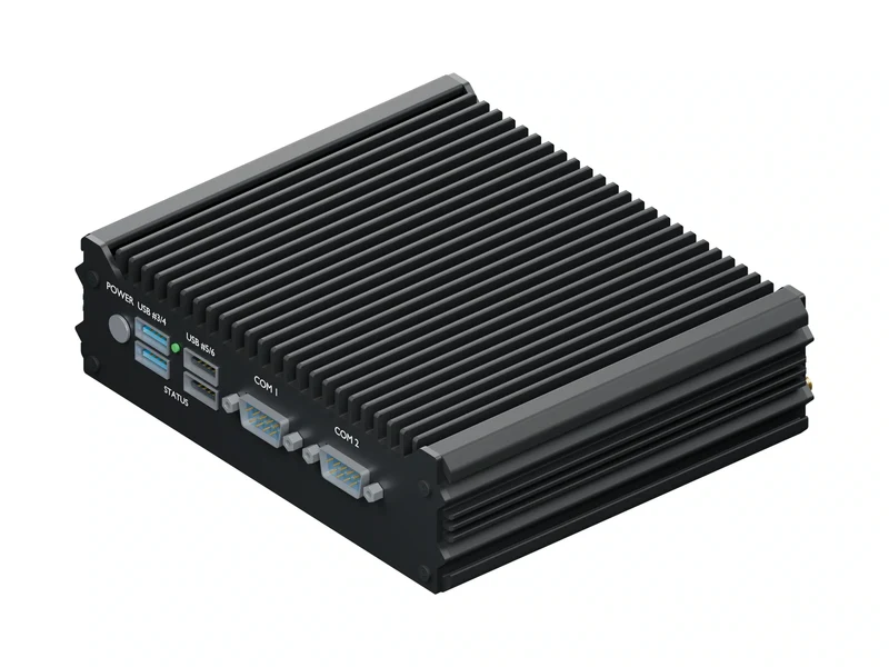 IMDRT120-4L Fanless Mini PC - Celeron J4125, 16GB, 512GB mSATA, Debian 12