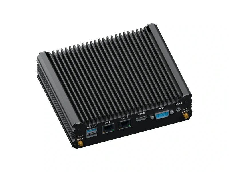 IMDRT120-2L2C Fanless Mini PC - Celeron J1900, 16GB, 1TB mSATA, Windows 10 IoT LTSC