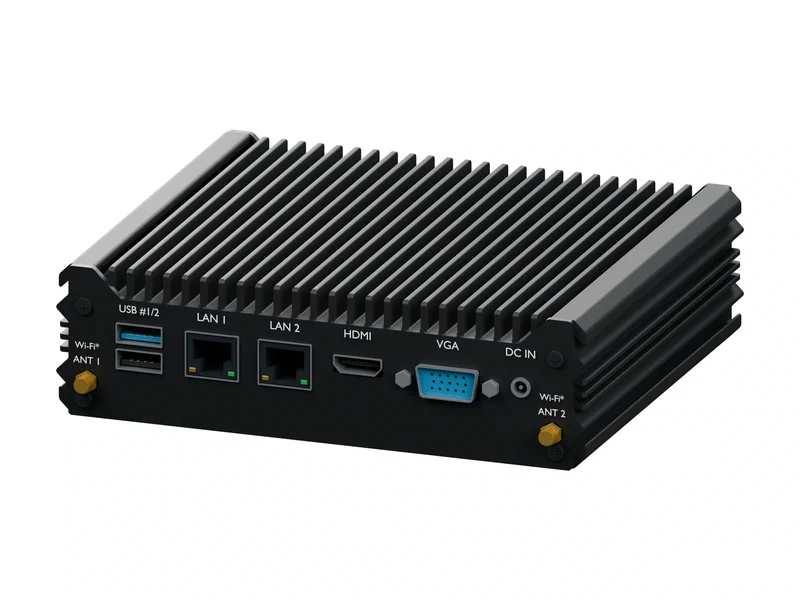 IMDRT120-2L2C Fanless Mini PC - Celeron J1900, 16GB, 1TB mSATA, Ubuntu Server