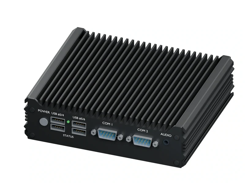 IMDRT120-2L2C Fanless Mini PC - Celeron J1900, 16GB, 512GB mSATA, Ubuntu Desktop