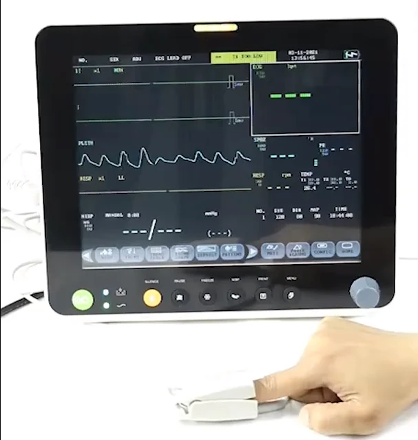 Loobro 8-Zoll-Multiparametergerät mit 7-Kanal-Farbdisplay
