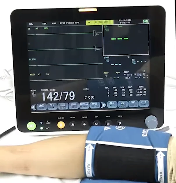 Loobro 8-Zoll-Multiparametergerät mit 7-Kanal-Farbdisplay