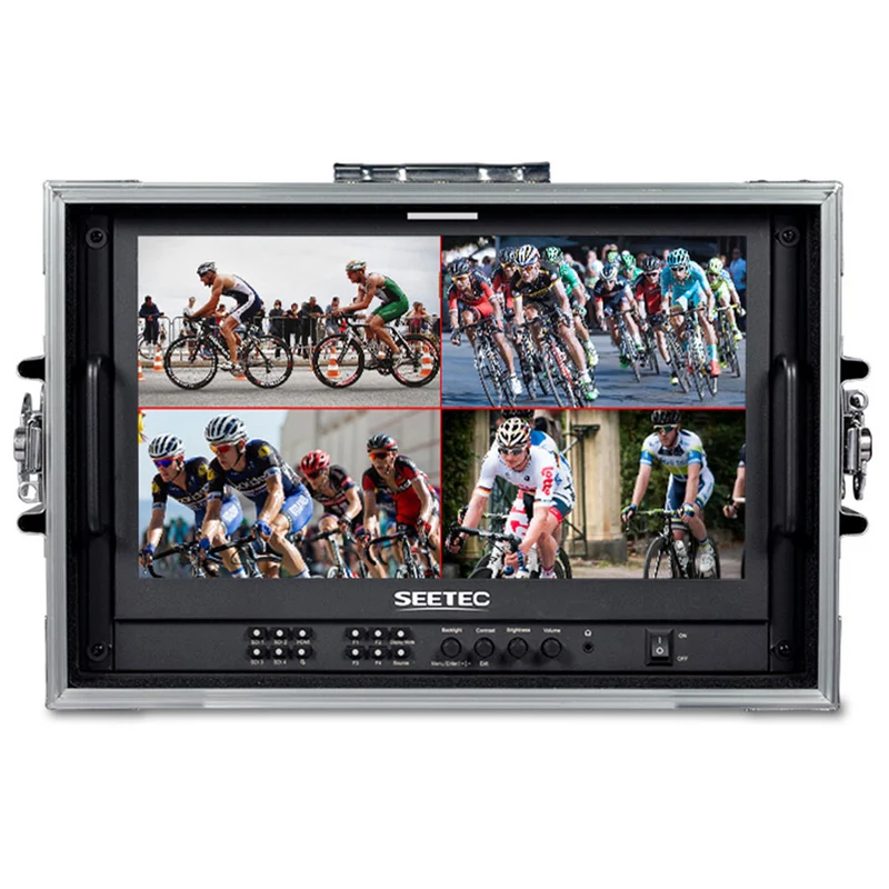 SEETEC ATEM156S-CO 15.6 Zoll 1920x1080 Carry On Director Monitor LUT Waveform HDMI 4 SDI In Out