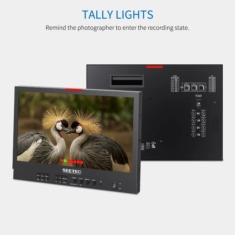 SEETEC ATEM156S-CO 15.6 Zoll 1920x1080 Carry On Director Monitor LUT Waveform HDMI 4 SDI In Out