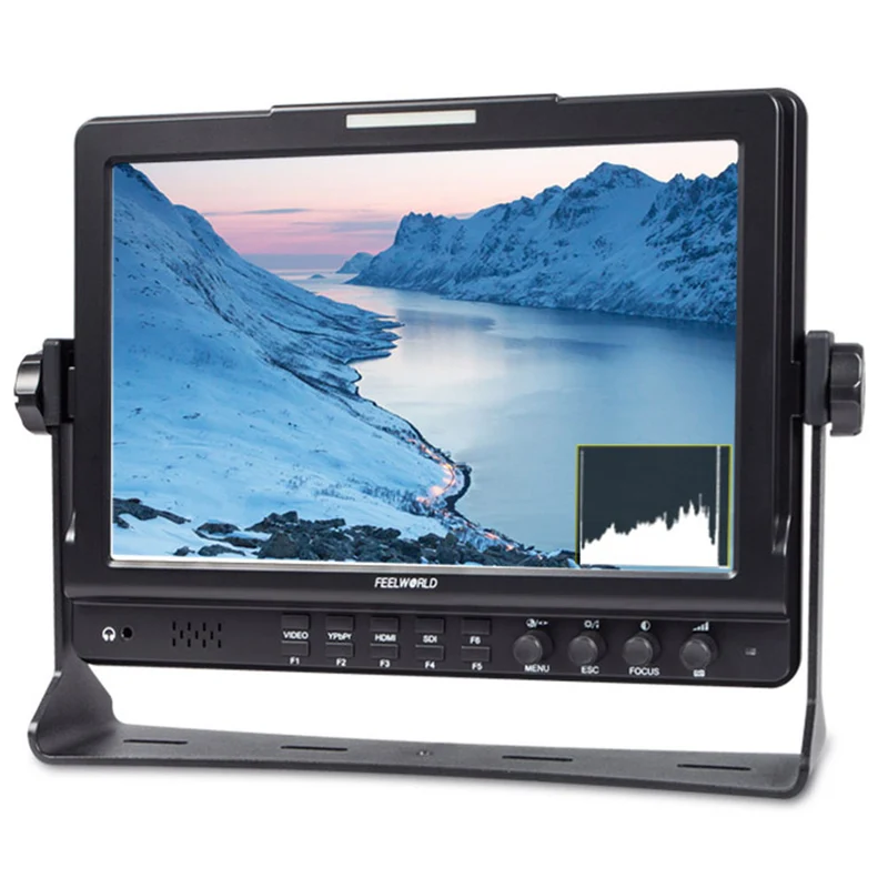 FEELWORLD FW1018SPV1 10.1" SDI DSLR Kamera Field Monitor mit Peaking Histogramm Belichtung 1920x1200