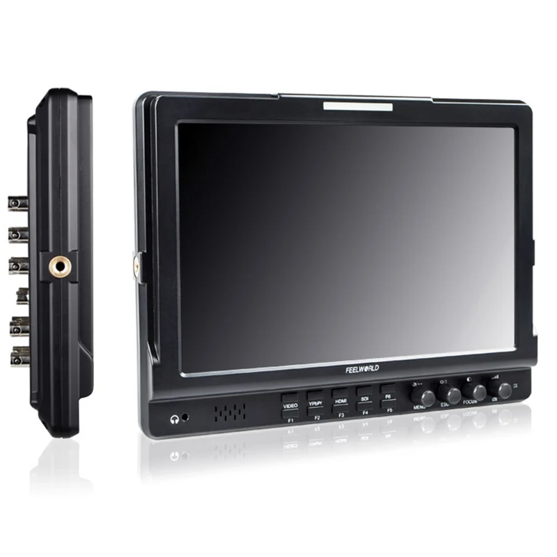 FEELWORLD FW1018SPV1 10.1" SDI DSLR Kamera Field Monitor mit Peaking Histogramm Belichtung 1920x1200