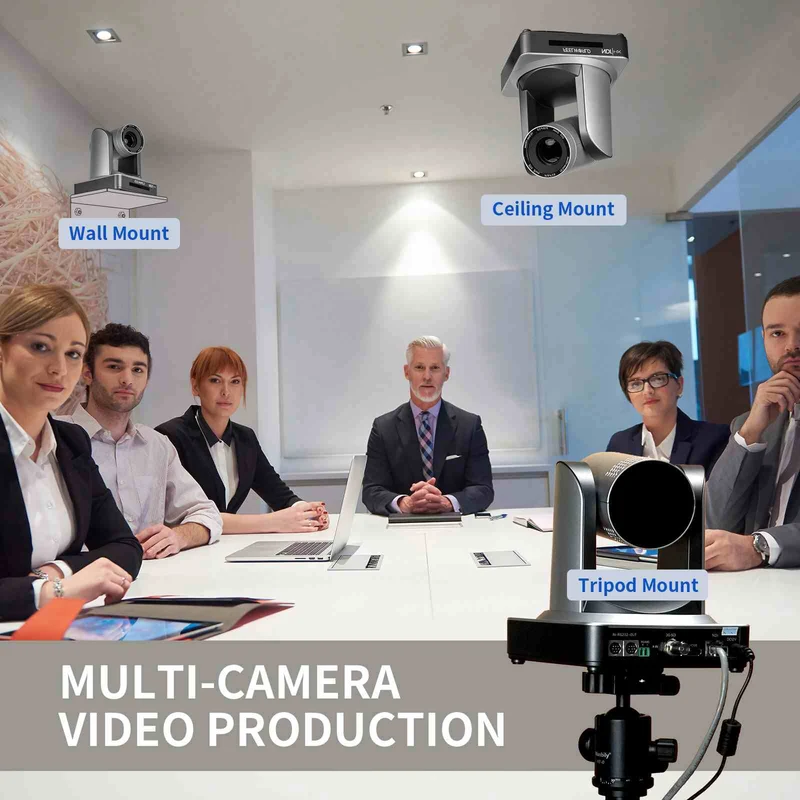 FEELWORLD NDI20X Simultane 3G-SDI HDMI NDI IP Live-Streaming PTZ-Kamera mit 20-facher Zoom-Unterstützung PoE