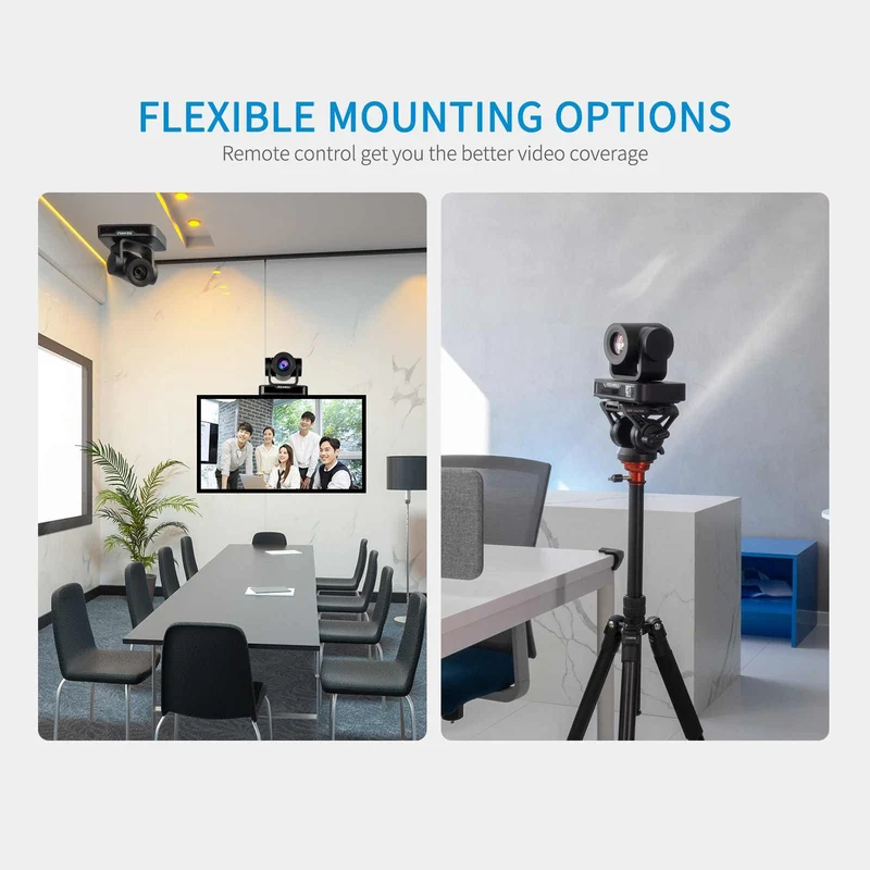 FEELWORLD USB10X Videokonferenz USB PTZ-Kamera 10X optischer Zoom Full HD 1080p für Live-Streaming