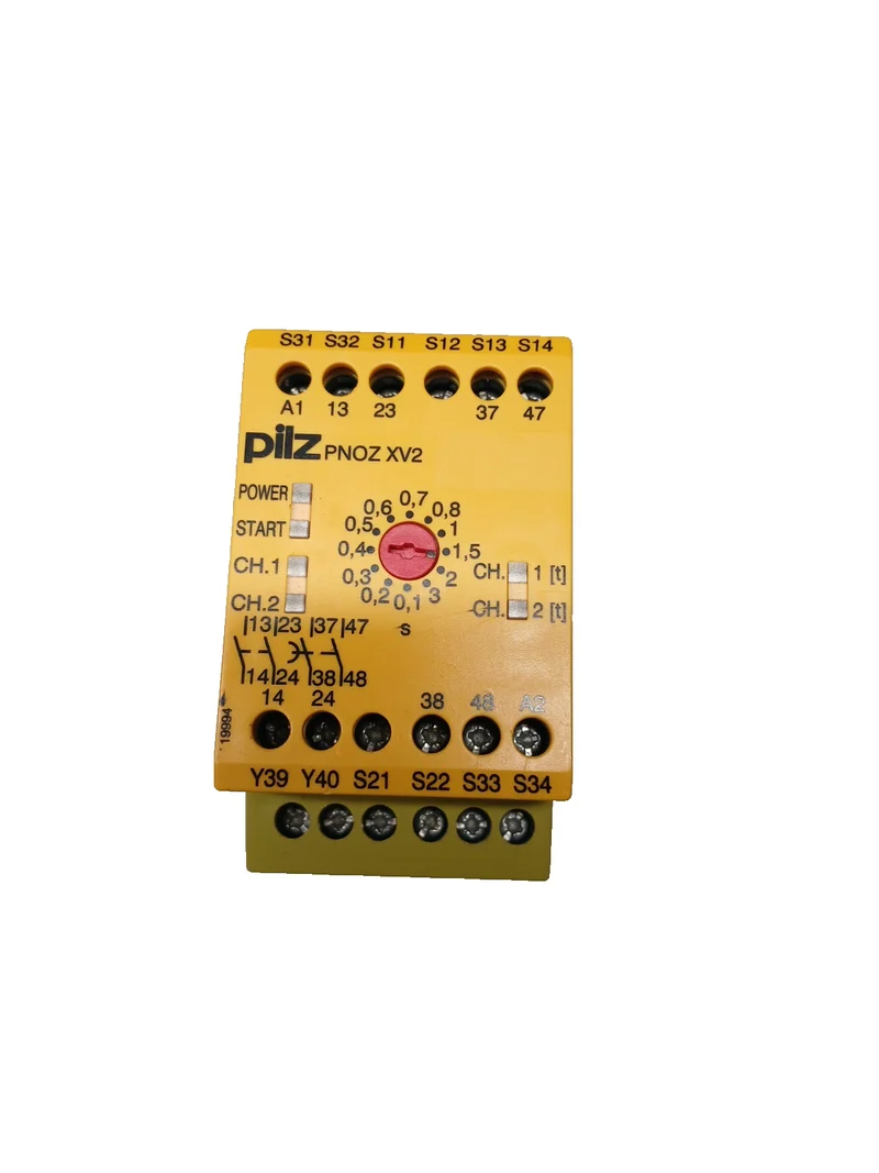 Pilz Sicherheitsschaltgerät PNOZ XV2 3/24VDC 2n/o 2n/o t safety relay 774502