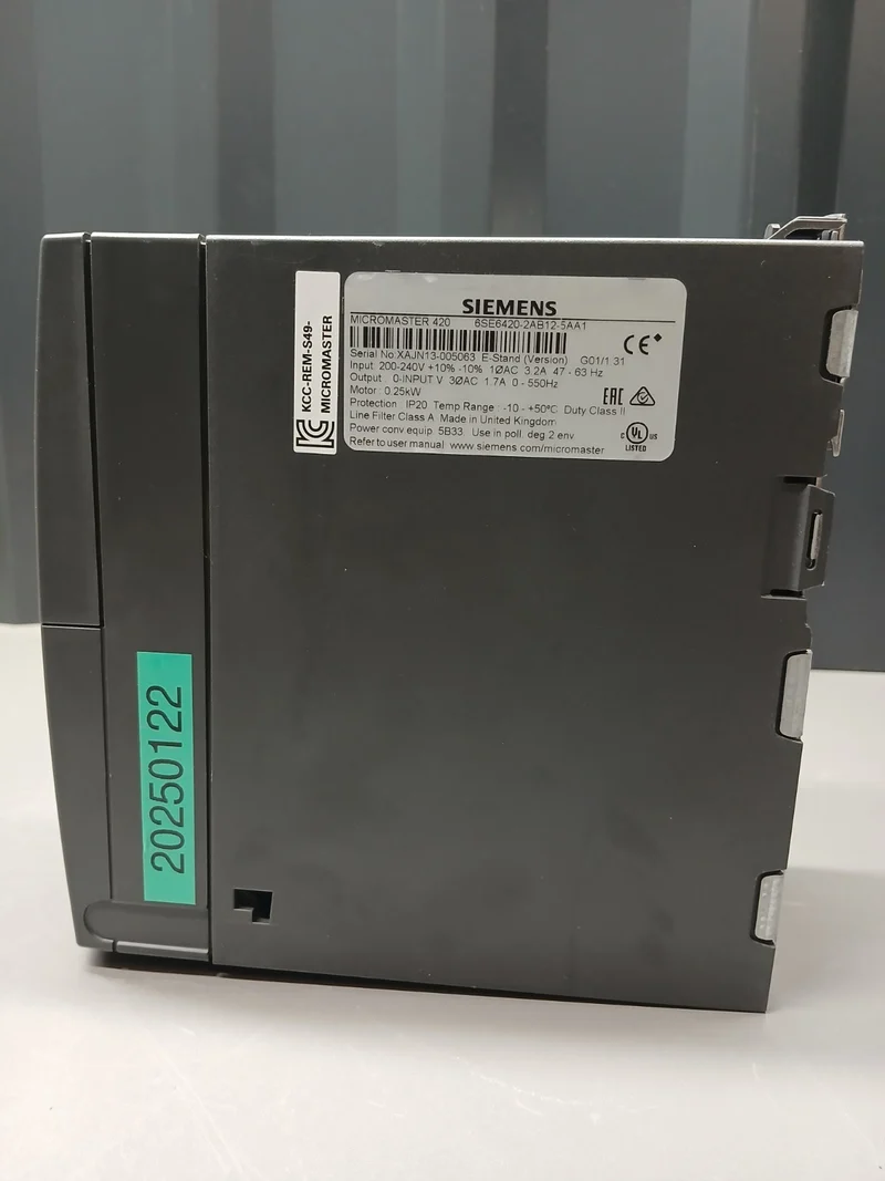 Siemens MICROMASTER 420 6SE6420-2AB12-5AA1