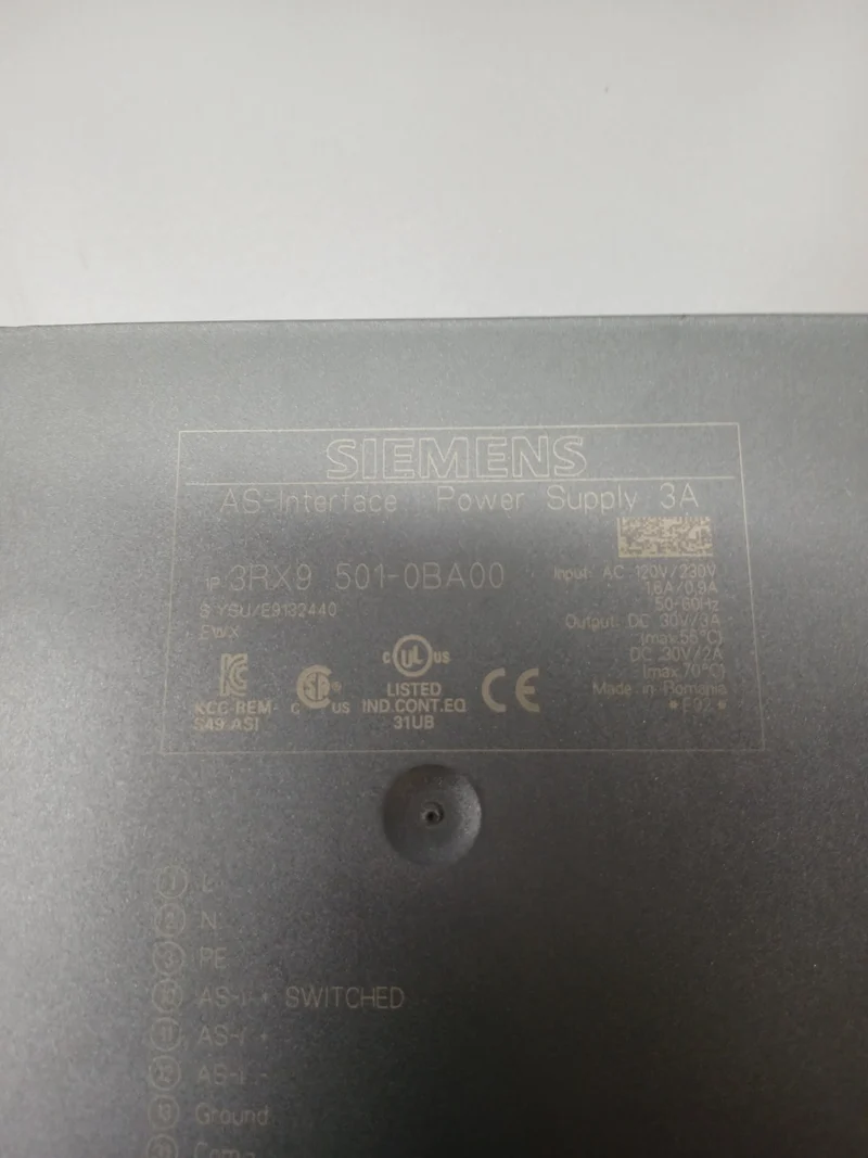 Siemens 3RX9 5010BA00 ASInterface Power Supply