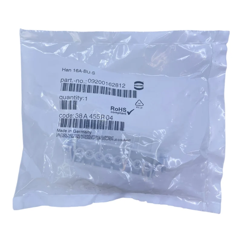 Harting Buchseneinsatz Han 16A-BU-S 09200162812 für die Industrie Geeignet