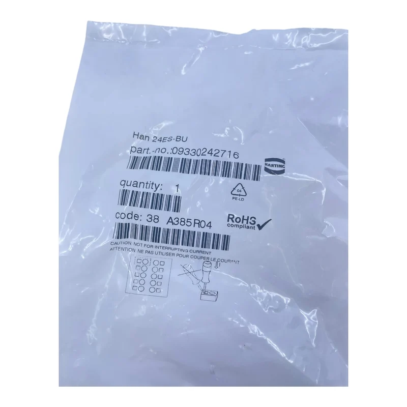 Harting Han 24 ES-F Kontakteinsatz mit 24 Kontakten 09330242716 für Industrie