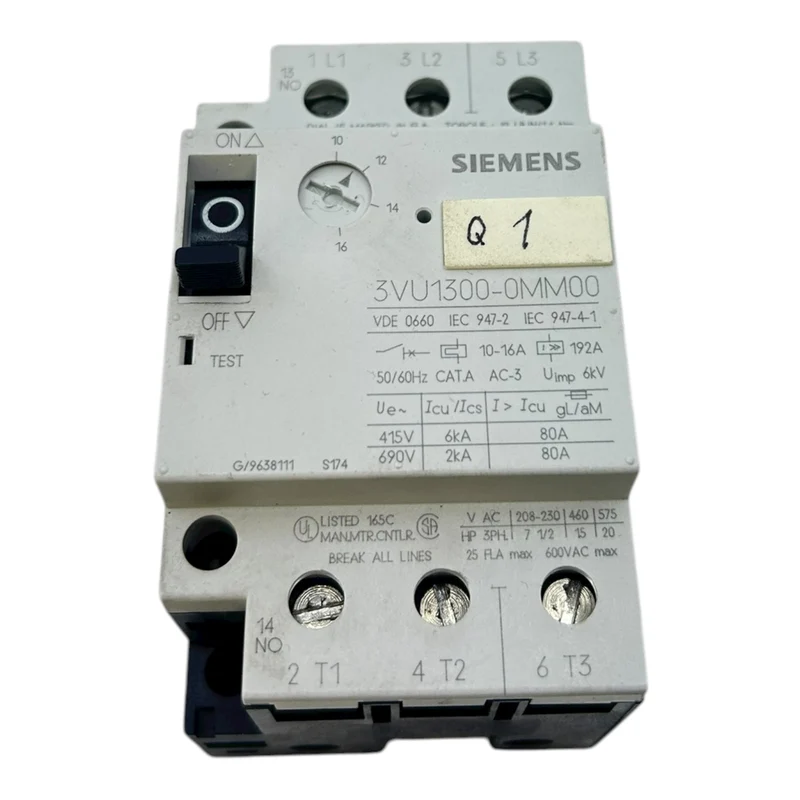 Siemens Leistungsschalter 3VU1300-0MM00 Leistungsschalter von Siemens Industrie